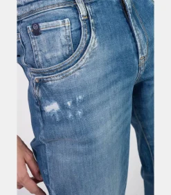 Le Temps des Cerises Jeans regular 400/28, lengte 34 blue