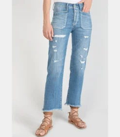 Le Temps des Cerises Jeans regular Pricilia, 7/8 blue Discount