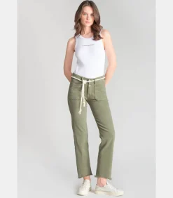 Le Temps des Cerises Jeans regular Pricilia, 7/8 green