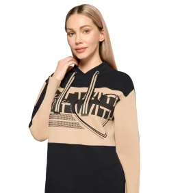 Betty Barclay Jersey jurk creme/black Discount