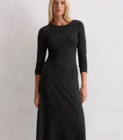 Marc O'Polo Jersey jurk A-vorm black Clearance