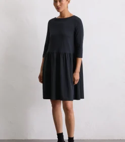 Marc O'Polo Jersey jurk regular darkBlue Outlet