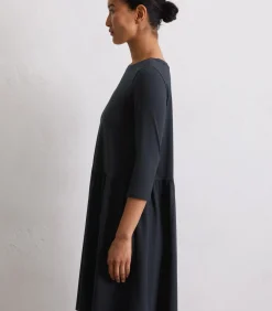 Marc O'Polo Jersey jurk regular darkBlue Outlet