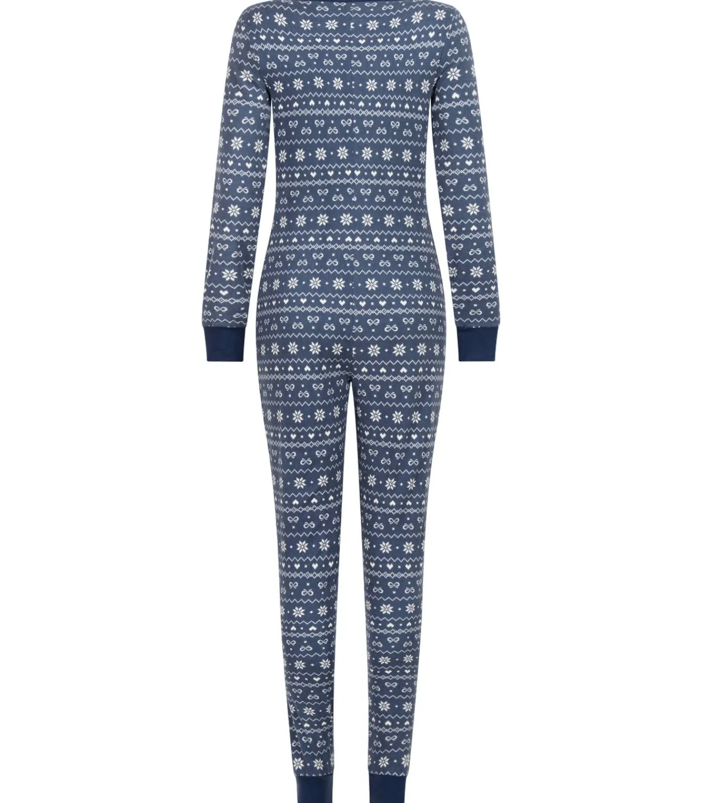 Hunkemöller Jersey onesie Fairisle blue Sale