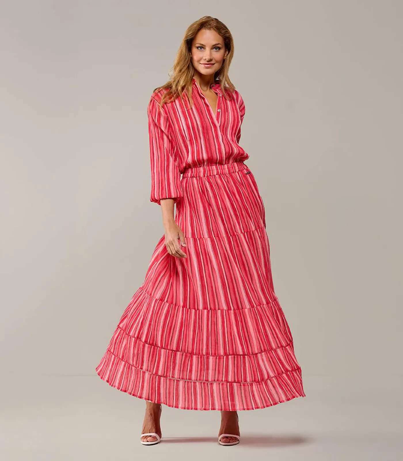 Mart Visser Jody Print Rok Roze / Multi pink/multicolor Discount
