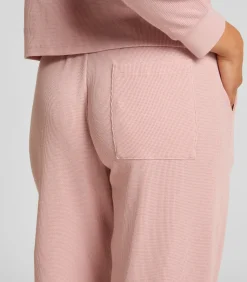 Hunkemöller Joggingbroek van wafelstof pink New