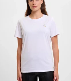 Rino&Pelle Jolene t-shirt wit white/gold Best