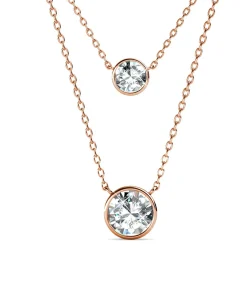 MYC-Paris Julia hangers, Oostenrijks kristal roseGold/white Clearance