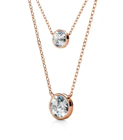 MYC-Paris Julia hangers, Oostenrijks kristal roseGold/white Clearance