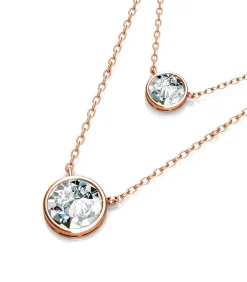 MYC-Paris Julia hangers, Oostenrijks kristal roseGold/white Clearance