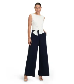Vera Mont Jumpsuit navyBlue/white New