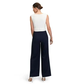 Vera Mont Jumpsuit navyBlue/white New