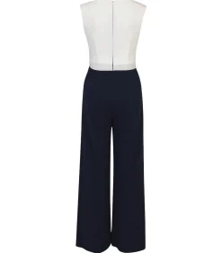 Vera Mont Jumpsuit navyBlue/white New