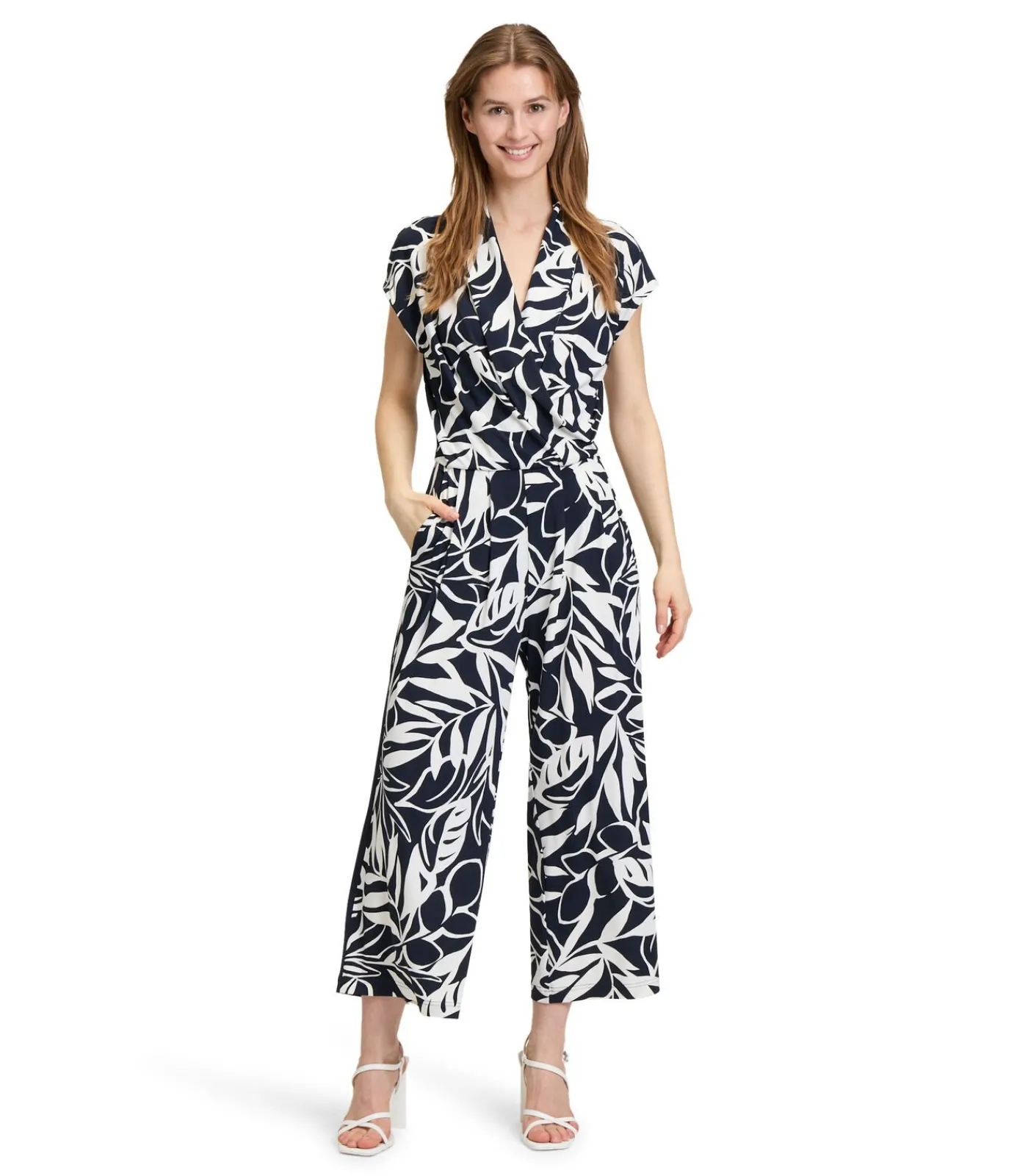 Betty Barclay Jumpsuit navyBlue/white Sale