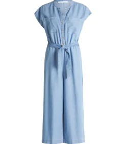 Betty & Co Jumpsuit lightBlue Hot