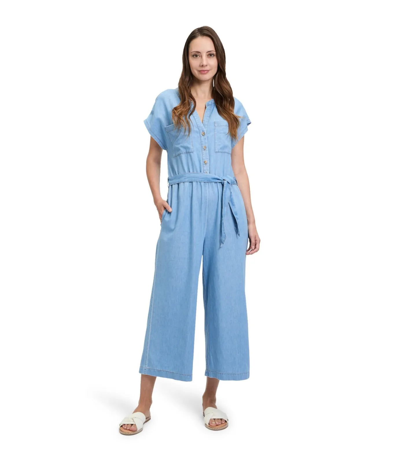 Betty & Co Jumpsuit lightBlue Hot