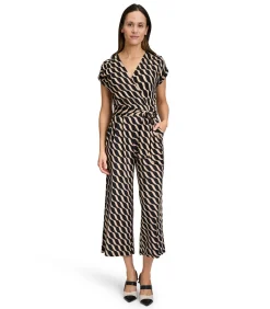 Betty Barclay Jumpsuit blackMulticolor/beige