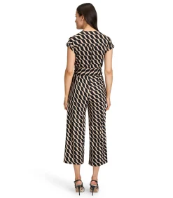 Betty Barclay Jumpsuit blackMulticolor/beige