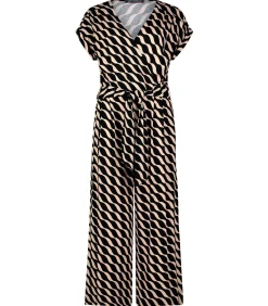 Betty Barclay Jumpsuit blackMulticolor/beige