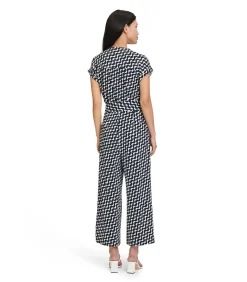 Betty Barclay Jumpsuit navyBlue/white