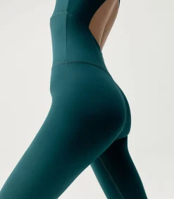 Born Living Yoga Jumpsuit Corpo darkGreen Hot