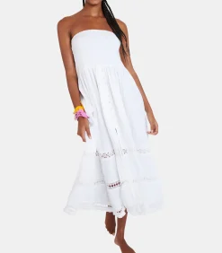 Banana Moon Jurk die omgezet kan worden naar een witte rok MAGALIA SEALBEACH white