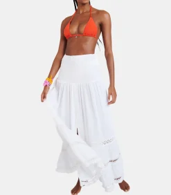 Banana Moon Jurk die omgezet kan worden naar een witte rok MAGALIA SEALBEACH white