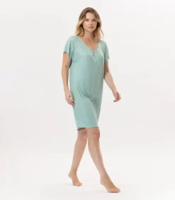 LE CHAT Jurk in viscose RAMATUELLE 942 green Outlet
