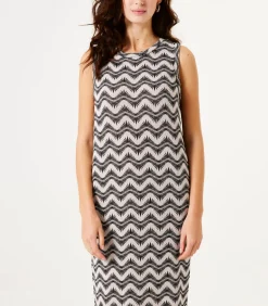Garcia Jurk met print brown Best