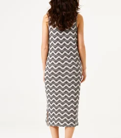 Garcia Jurk met print brown Best