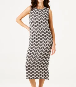 Garcia Jurk met print brown Best