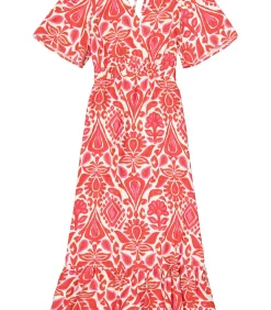 Garcia Jurk met print red Online