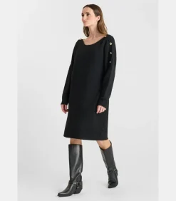 Le Temps des Cerises Jurk recht CARMENA black Discount