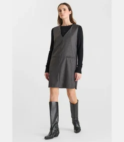 Le Temps des Cerises Jurk recht ZIGA gray Sale