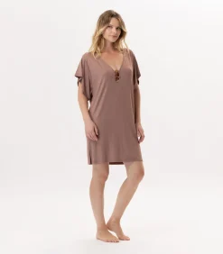 LE CHAT Kaftan in viscose RAMATUELLE 940 brown Hot