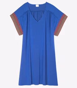 LE CHAT Kaftan van jersey PAMPELONNE 940 blue New