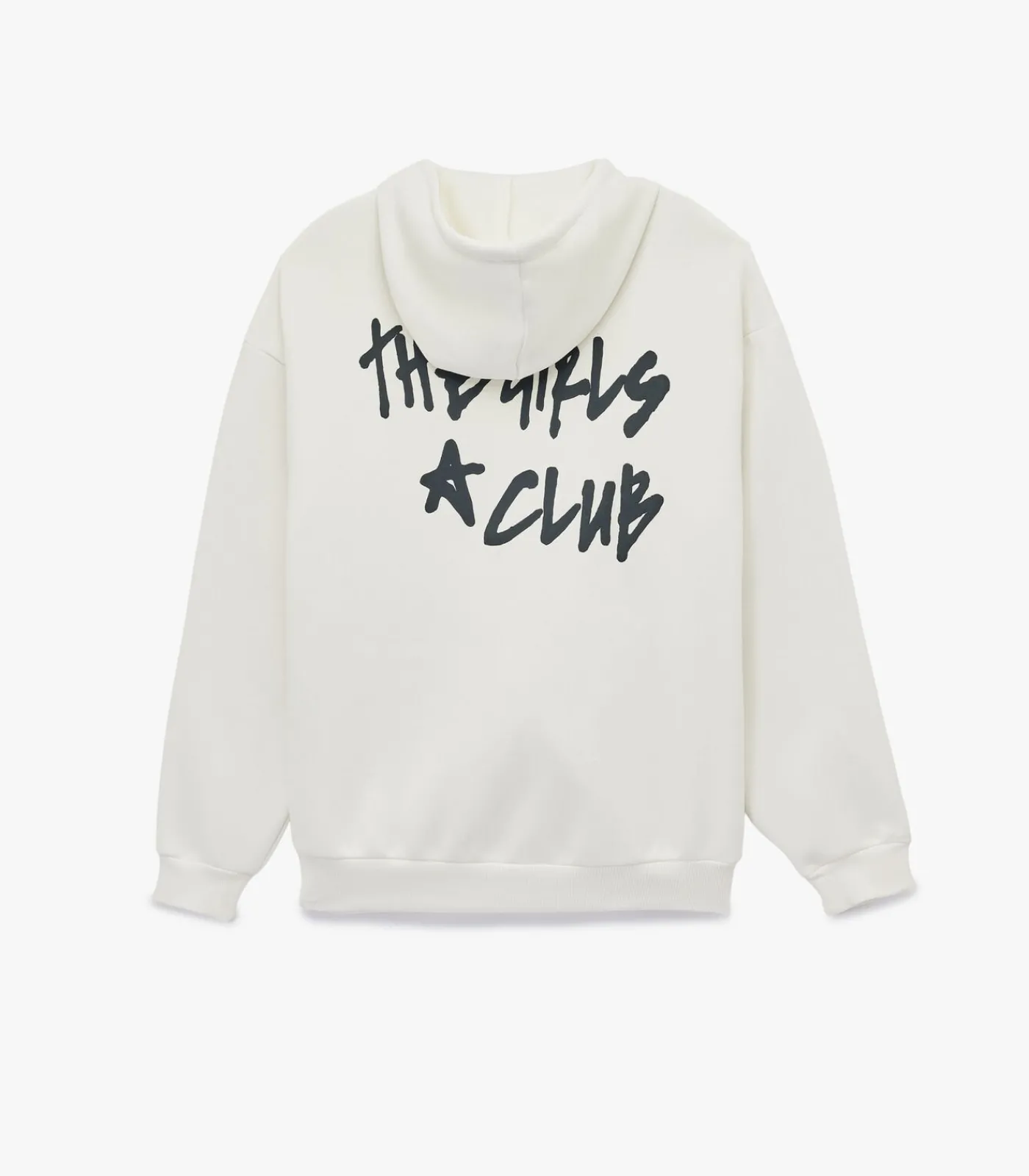 Koton Kapstok Ecru Sweatshirt met Rits en Capuchon Met Print white Online