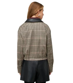 Zero Karo-Jacke beige Hot
