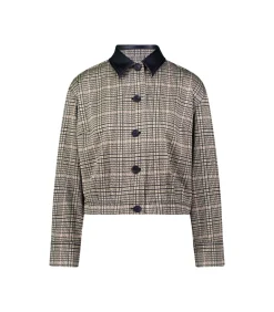 Zero Karo-Jacke beige Hot