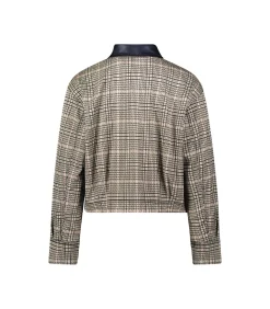 Zero Karo-Jacke beige Hot