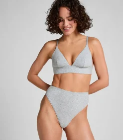 Hunkemöller Katoenen bralette gray Clearance