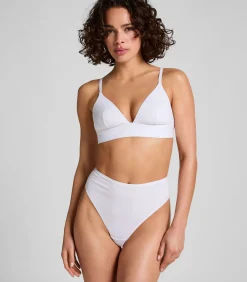 Hunkemöller Katoenen bralette white Sale