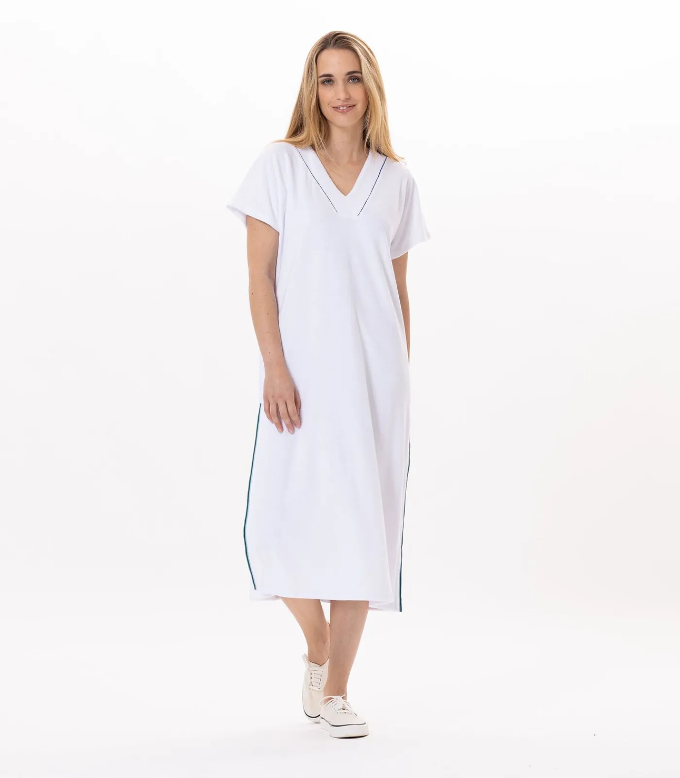LE CHAT Katoenen jurk VALENSOLE 941 white New