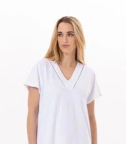 LE CHAT Katoenen jurk VALENSOLE 941 white New