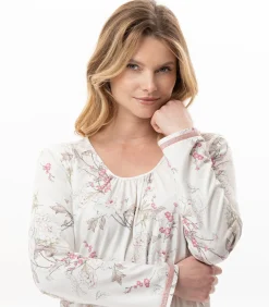 LE CHAT Katoenen modal nachthemd KELLY 101 multicolor Sale