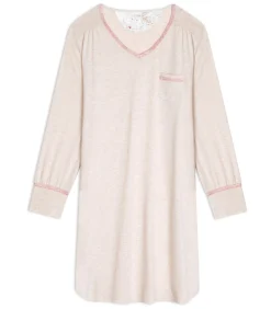 LE CHAT Katoenen modal nachthemd KELLY 121 beige Best