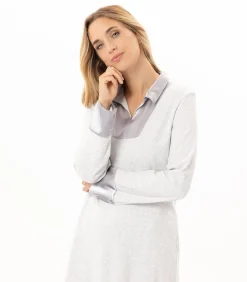 LE CHAT Katoenen nachthemd ANDY 101 gray Sale