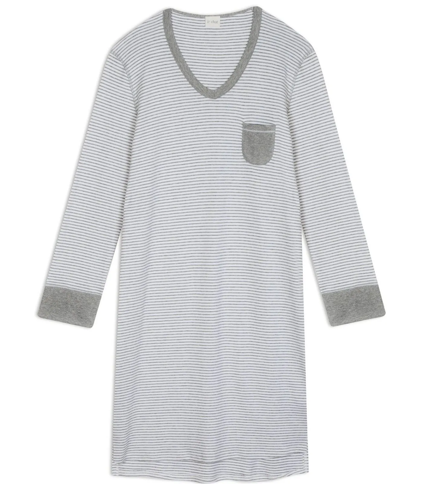 LE CHAT Katoenen nachthemd FLOCON 101 gray Sale