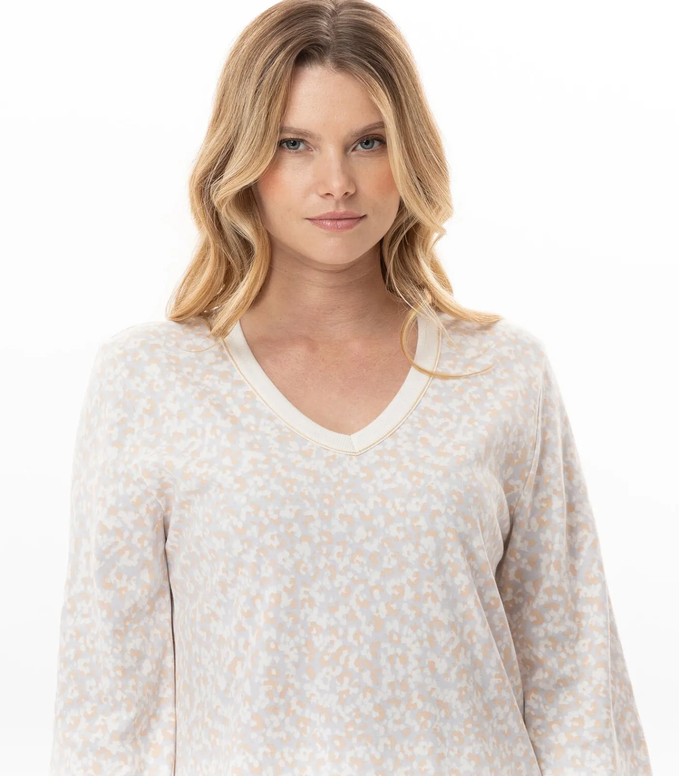 LE CHAT Katoenen nachthemd LINETTE 101 multicolor Outlet