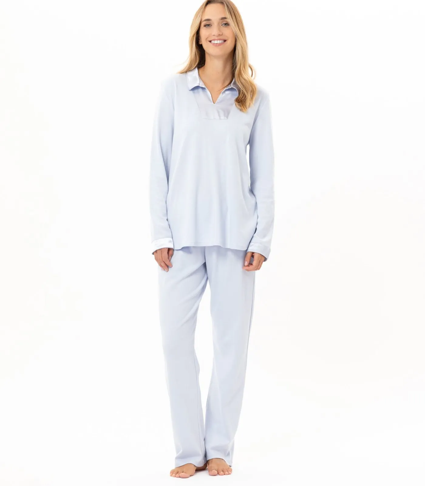 LE CHAT Katoenen pyjama ANDY 102 blue Hot